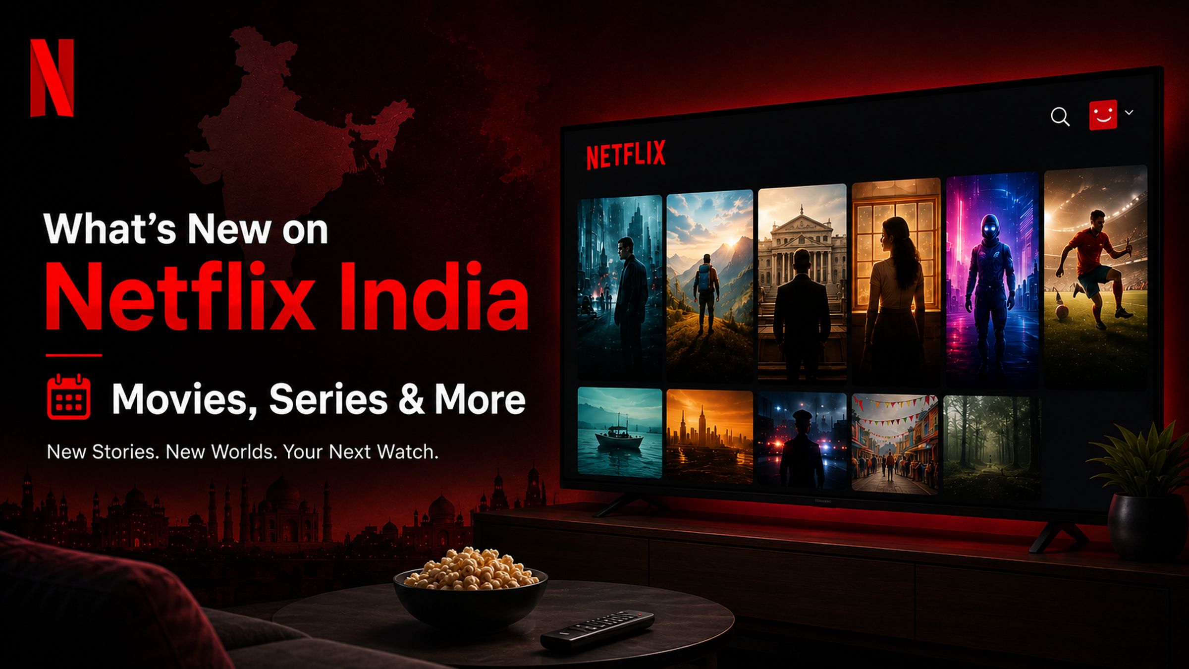 What's new on Netflix India in August 2026, new movies and series guide