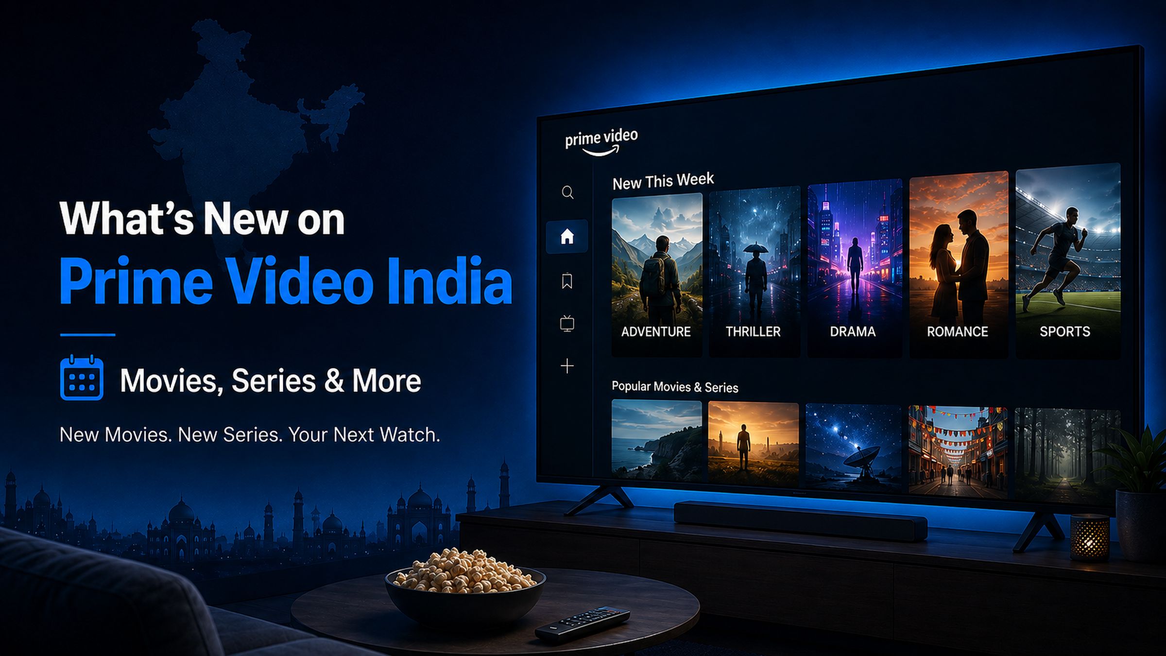 What's new on Prime Video India in August 2026, new movies and series guide